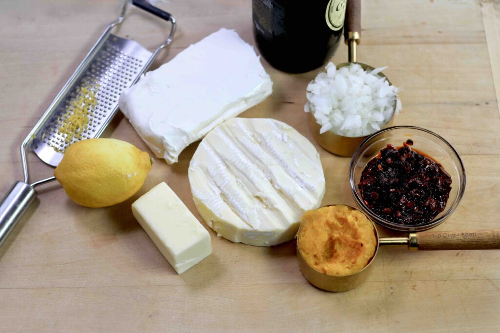Pumpkin Chili Crisp Obatzda Ingredients