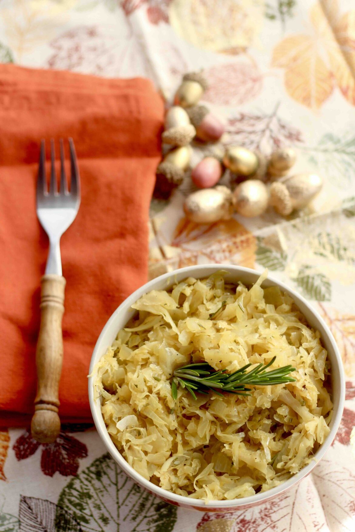 Rosemary Saffron Sauerkraut