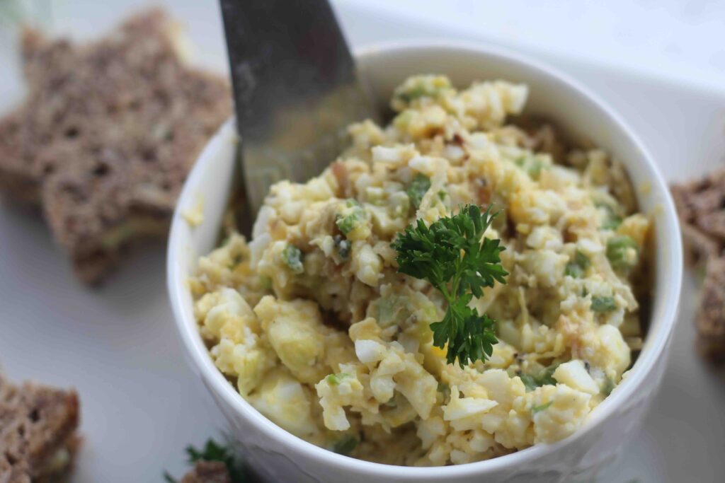 Caramelized Shallot Egg Salad