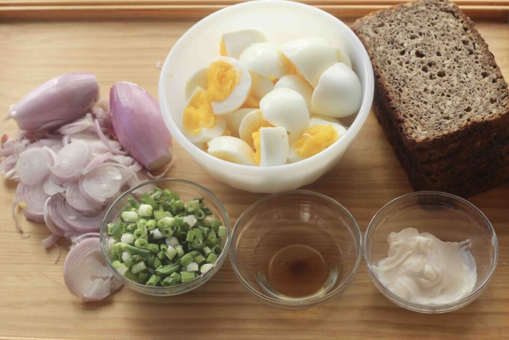 Caramelized Shallot Egg Salad