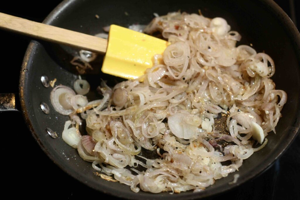 Caramelizing Shallots