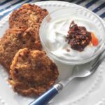 Chili Crisp Potato Latkes
