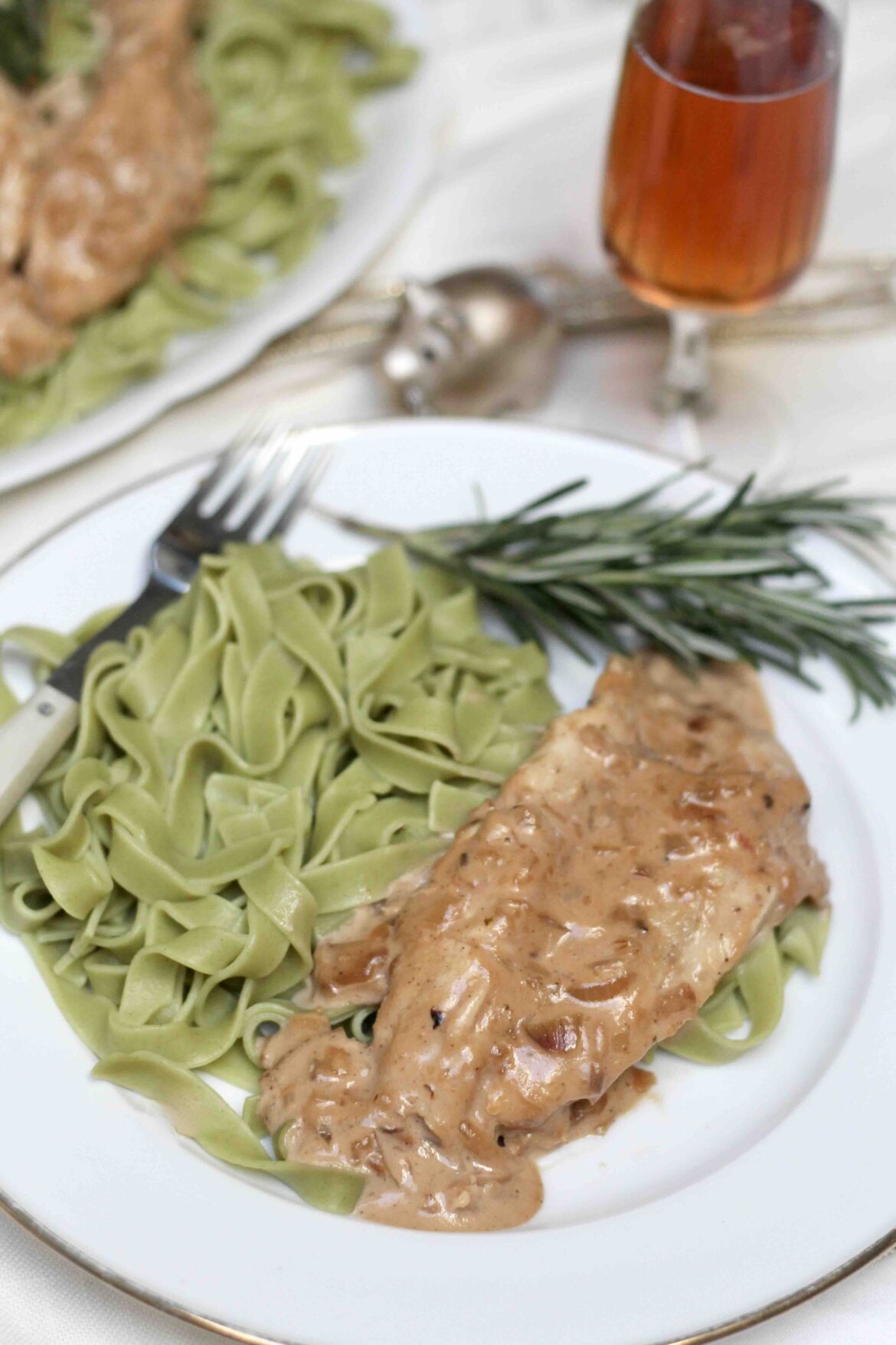 Pink Champagne Cream Chicken