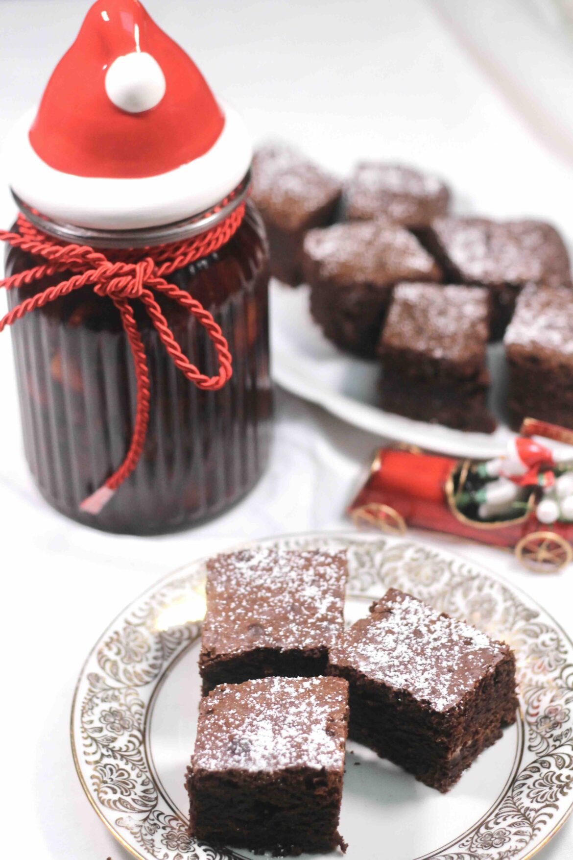 Rumtopf Brownies