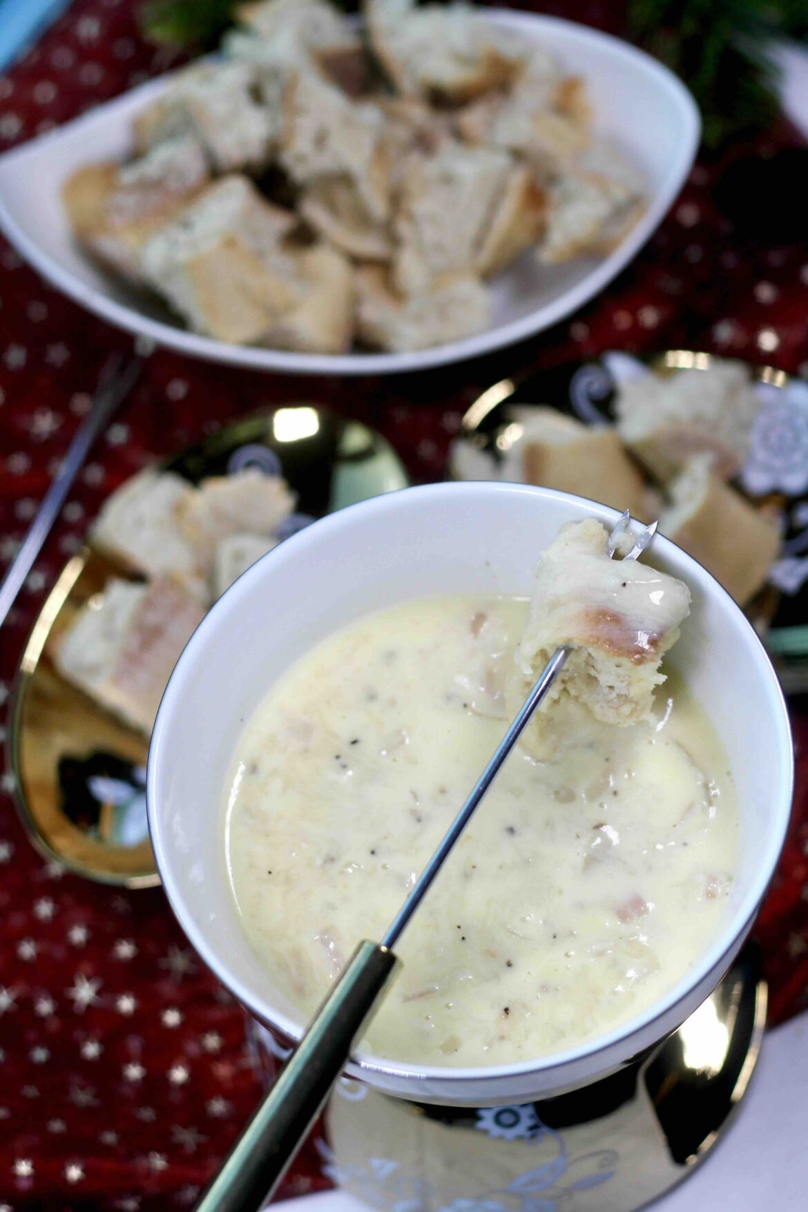 Triple Truffle Cheese Fondue