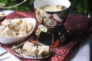 Triple Truffle Cheese Fondue