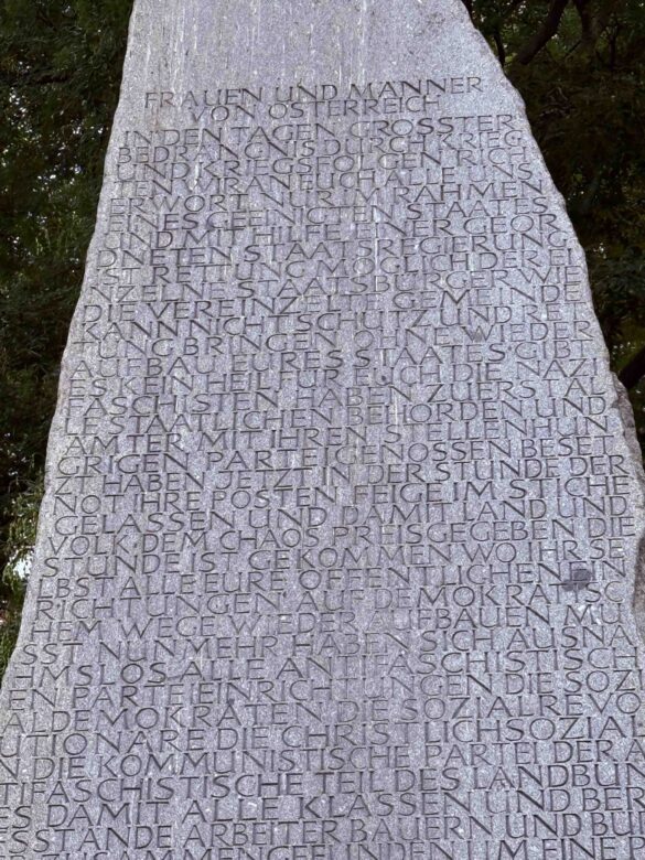 Jewish Vienna: Memory Matters Memorial Against Fascism