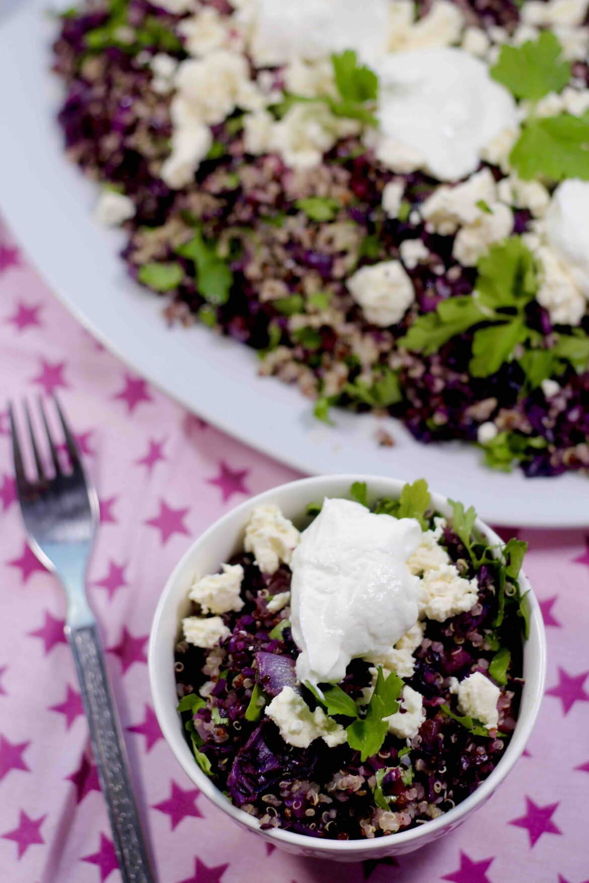 Quinoa Red Cabbage Salad