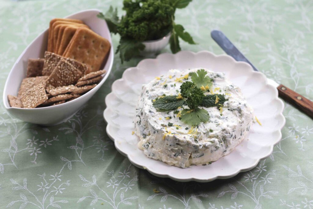 Herby Cream Cheese Camembert