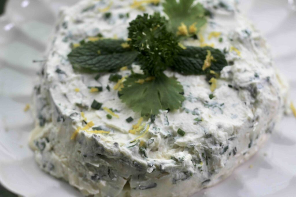 Herby Cream Cheese Camembert