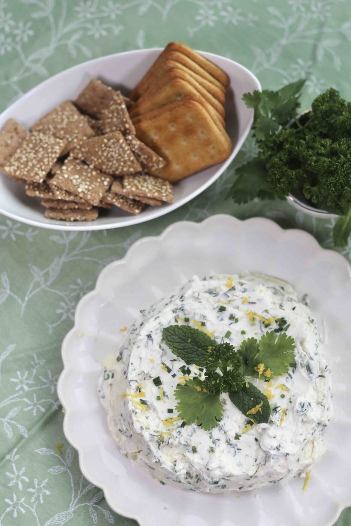 Herby Cream Cheese Camembert