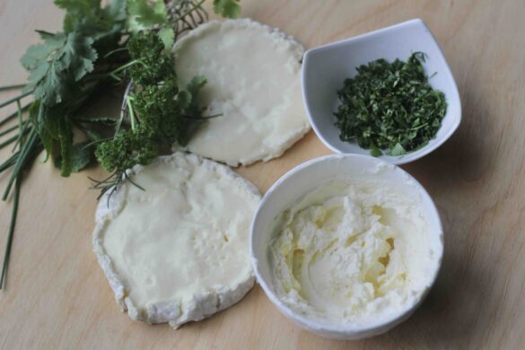 Herby Cream Cheese Camembert