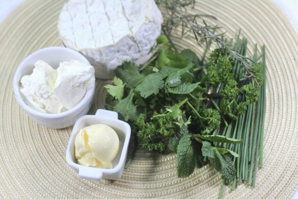 Herby Cream Cheese Camembert