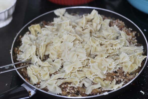 Chili Crisp Kasha Varnishkes