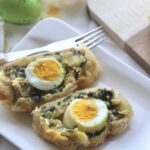 Whole Egg Creamed Spinach Strudel