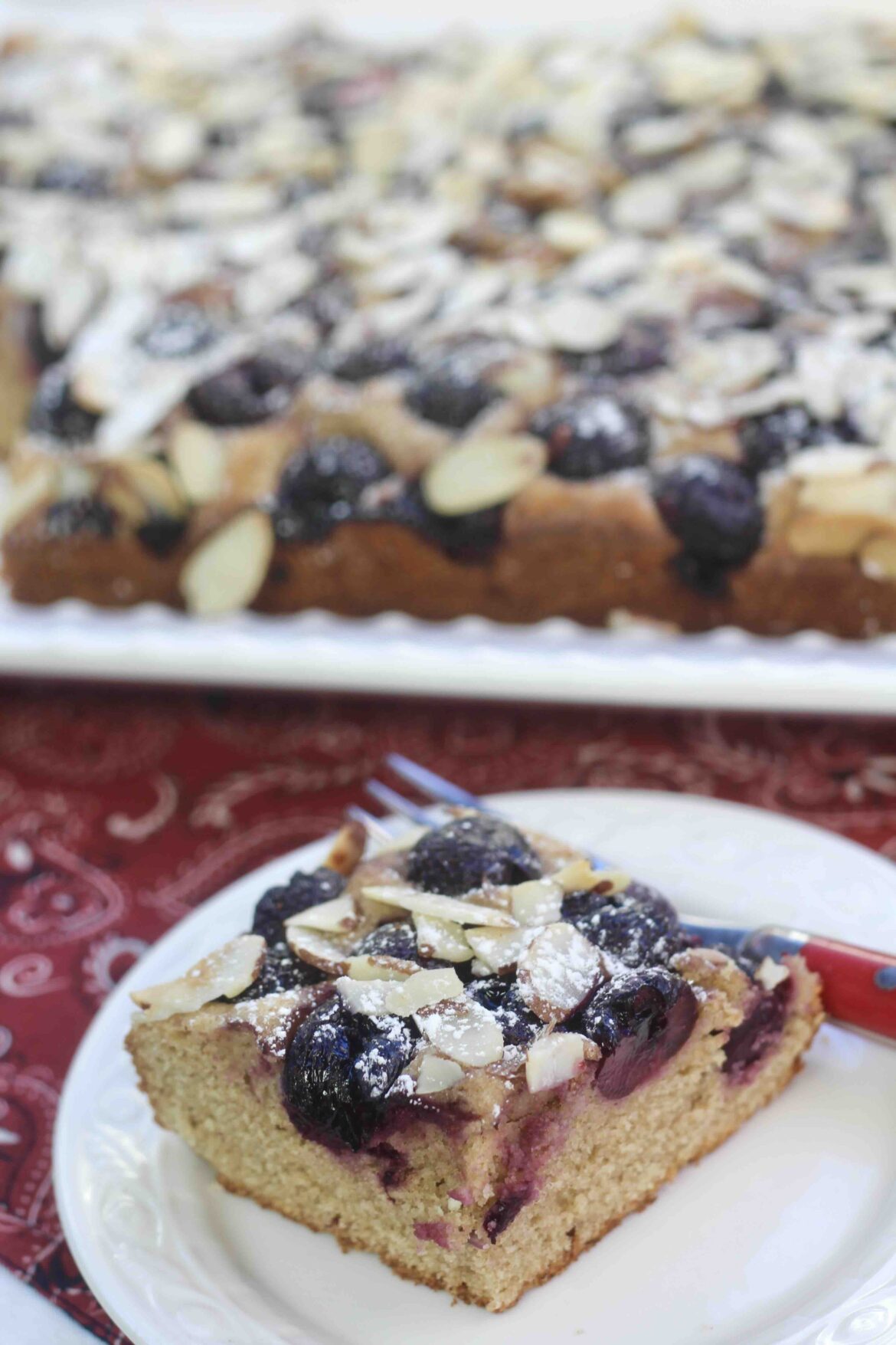 Amaretto Almond Cherry Cake