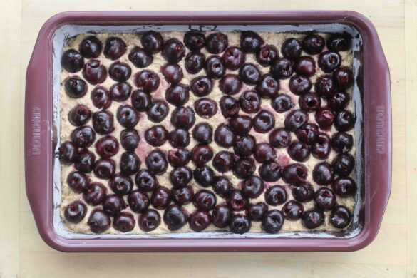 Amaretto Almond Cherry Cake