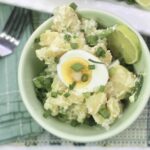 Asparagus Egg Potato Salad in Lime Mayonnaise