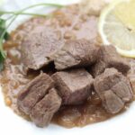Beef in Lemon Mustard Sauce