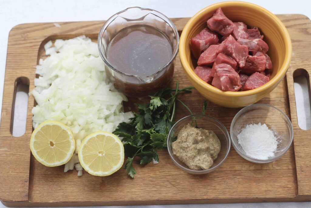 Dinner ingredients