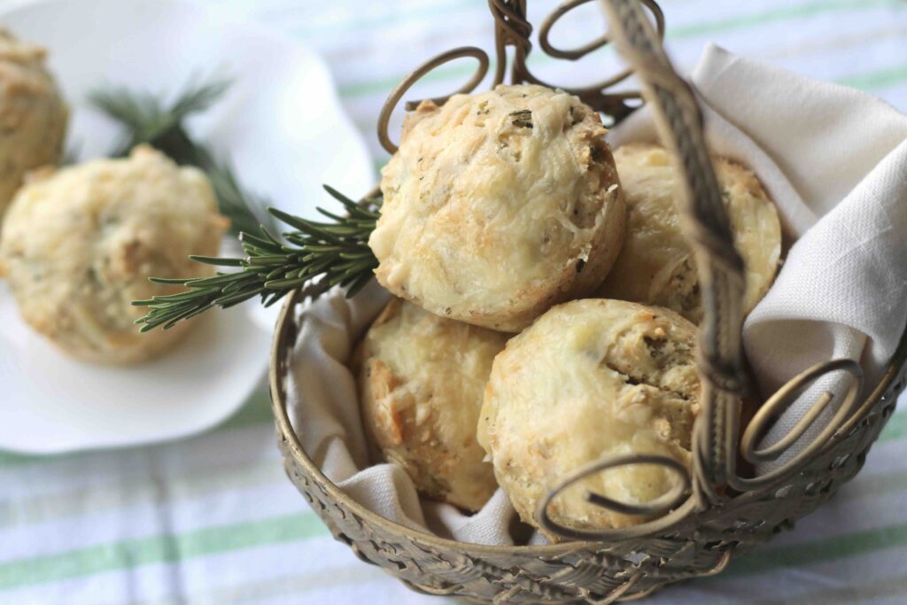 Emmental Rosemary Muffins