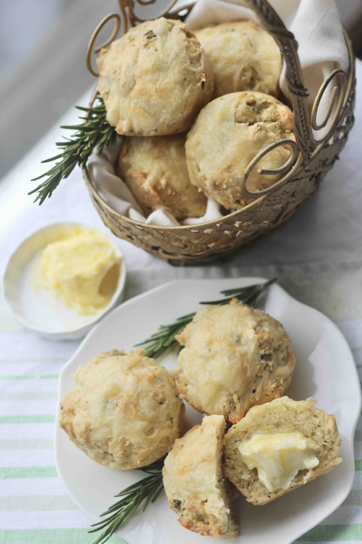 Savory Emmental Rosemary Muffins