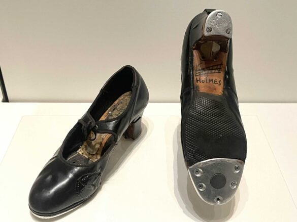 Polansky-Exhibit-NYPL-3 Rockette Tap Shoes NY Public Library