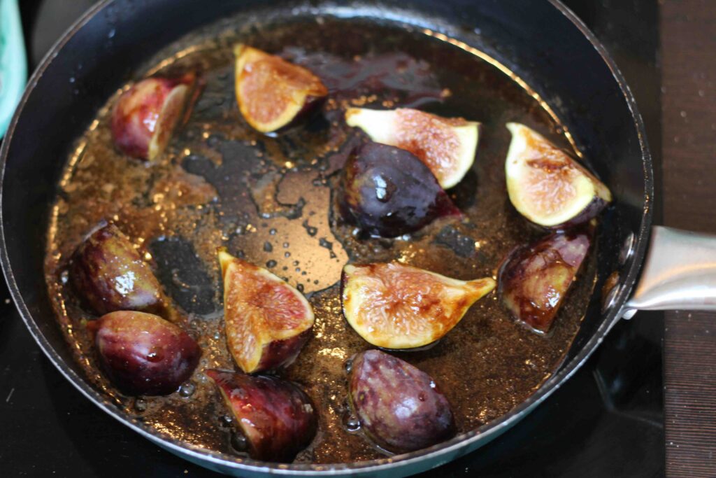 Caramelized figs