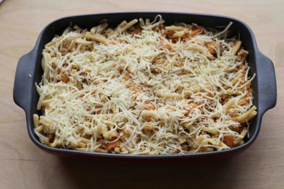 Cheesy-Pumpkin-Pork-Pasta Bake-2 Pumpkin Pork Pasta Bake