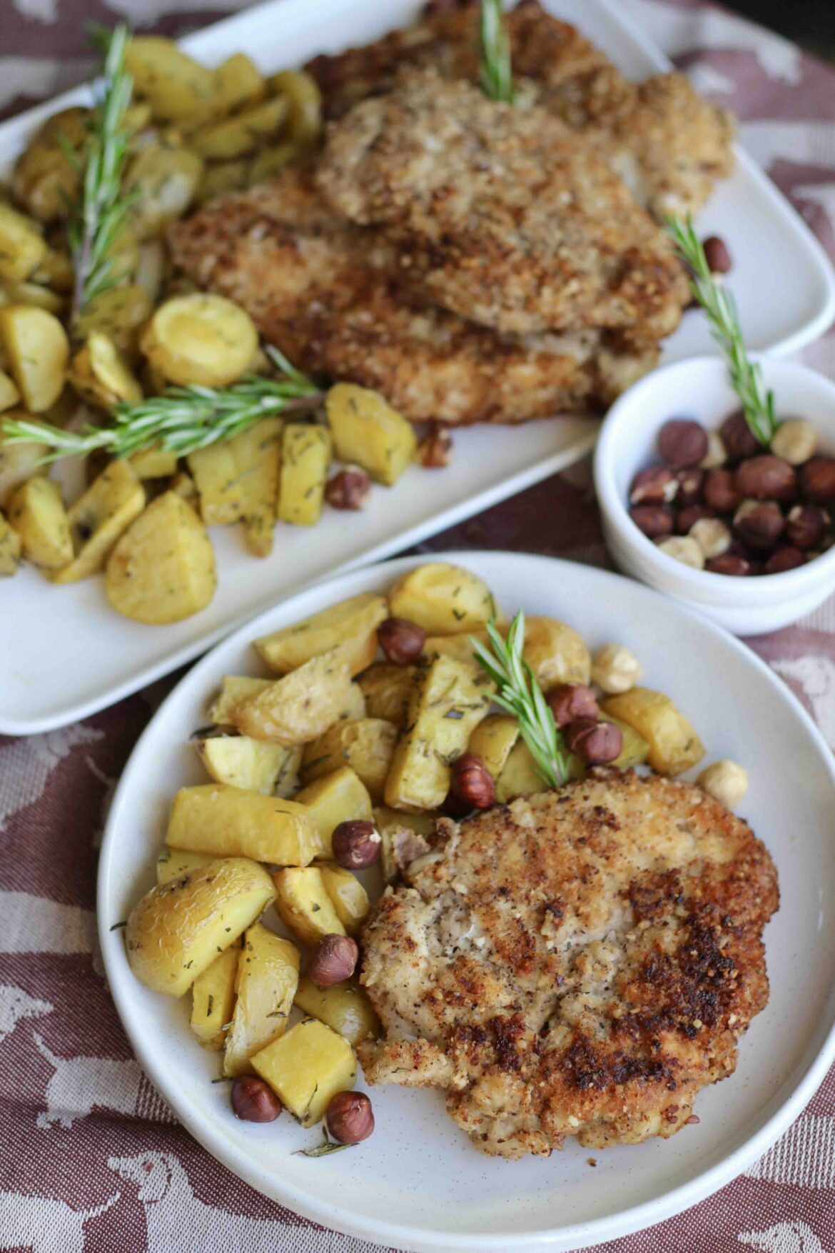 Crispy Hazelnut Chicken Schnitzel