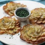 Crispy Baked Potato Flowers