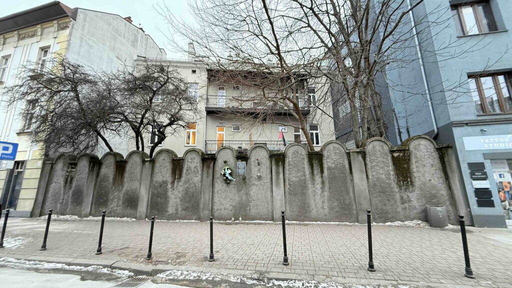 Exploring Jewish Kraków Ghetto Wall