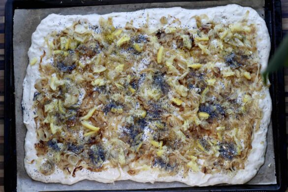 Preserved Lemon Spelt Pletzl