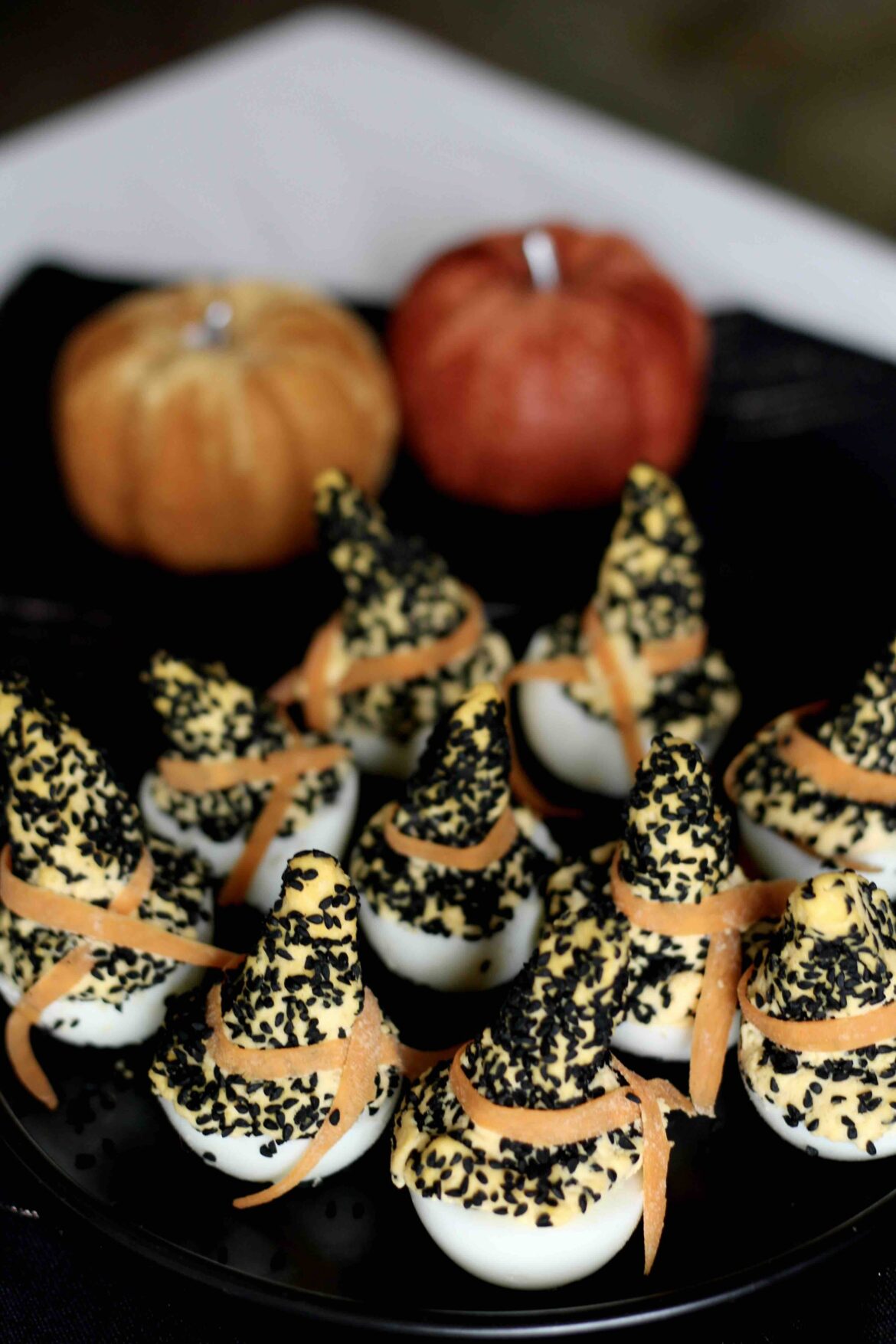 Witch Hat Deviled Eggs