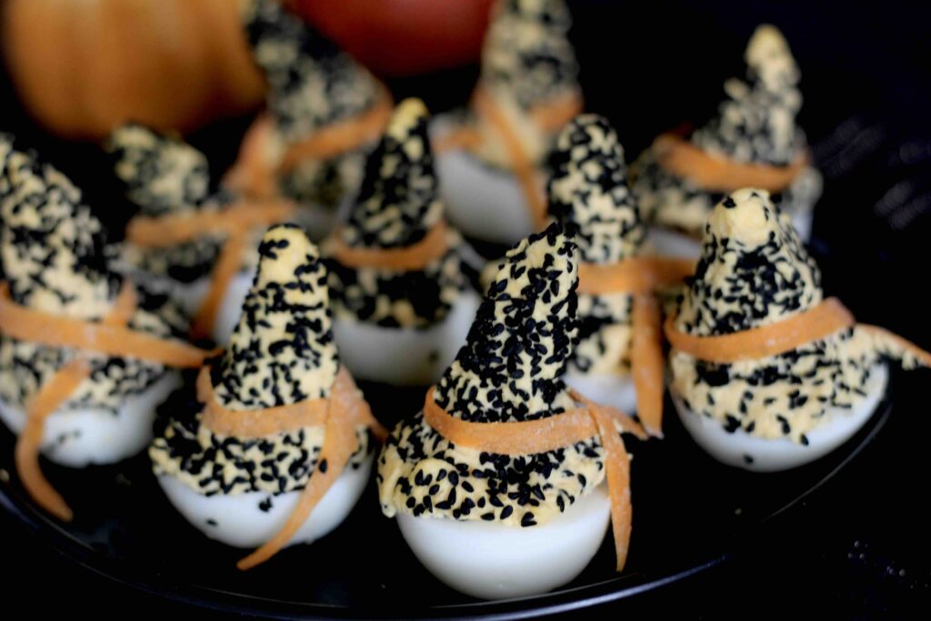 Witch Hat Deviled Eggs