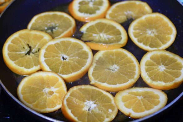 frying oranges